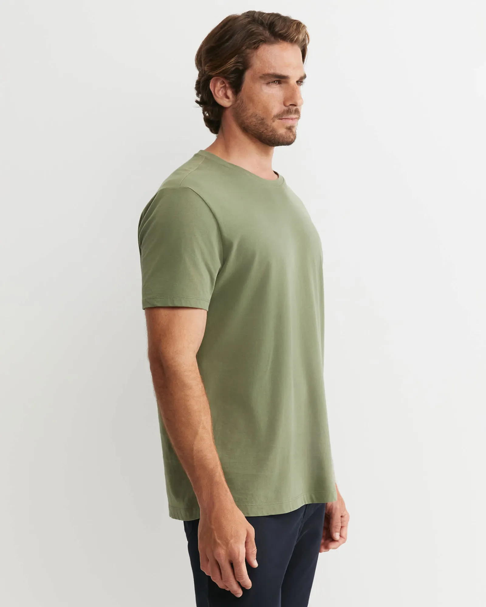 Best Sportscraft Supersoft Tee in Dark Khaki DarkKhaki