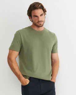 Best Sportscraft Supersoft Tee in Dark Khaki DarkKhaki