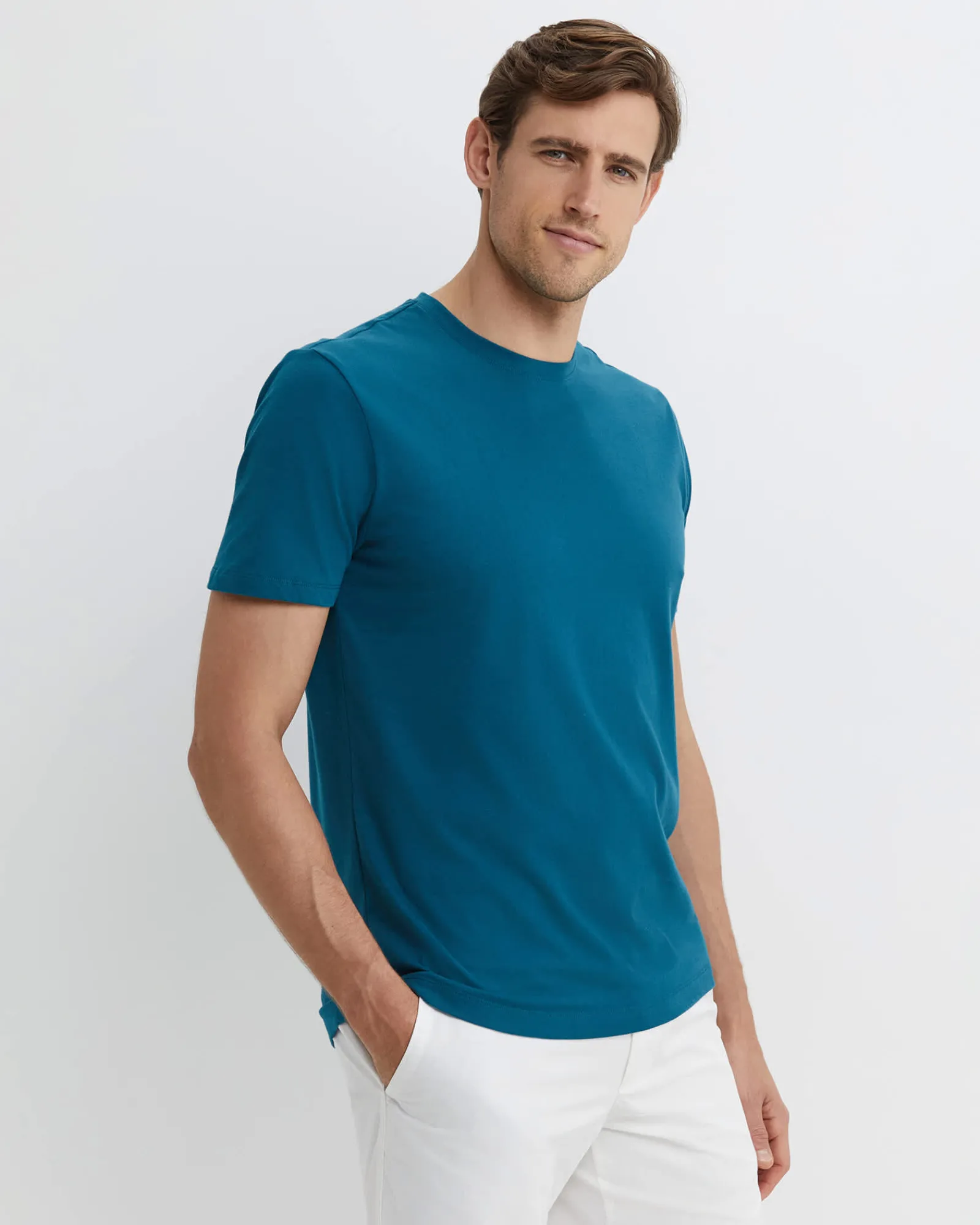 Fashion Sportscraft Supersoft Tee in Dark Teal DarkTeal