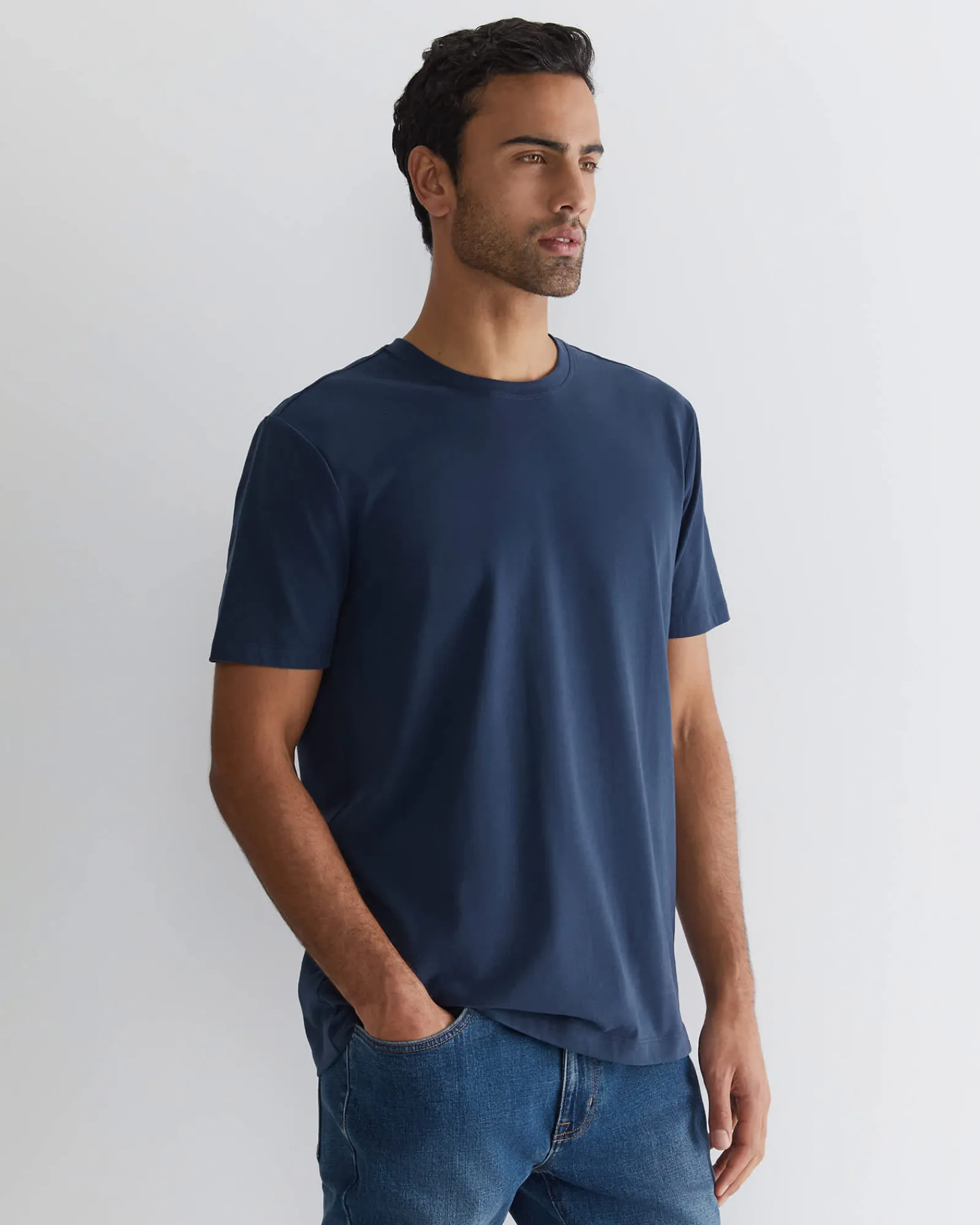 Best Sportscraft Supersoft Tee in French Navy FrenchNavy