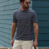 New Sportscraft Supersoft Tee in Navywhite Navy/white