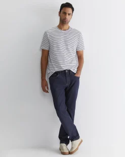 Clearance Sportscraft Supersoft Tee in Whitenavy White/navy