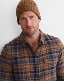 Sale Sportscraft Sussex Wool Blend Beanie in Toffee