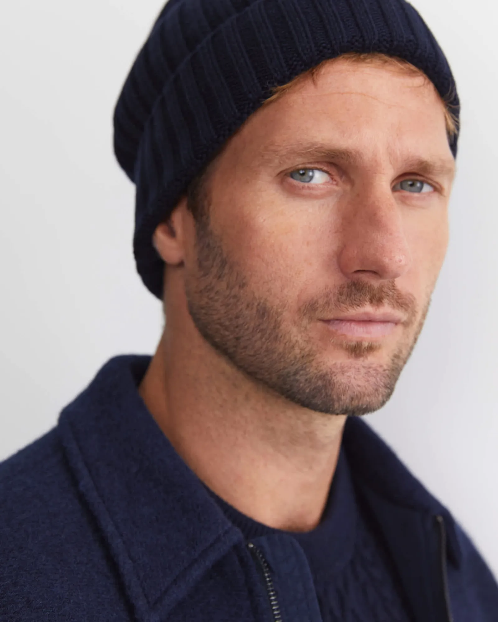 Fashion Sportscraft Sussex Wool Blend Beanie in Navy