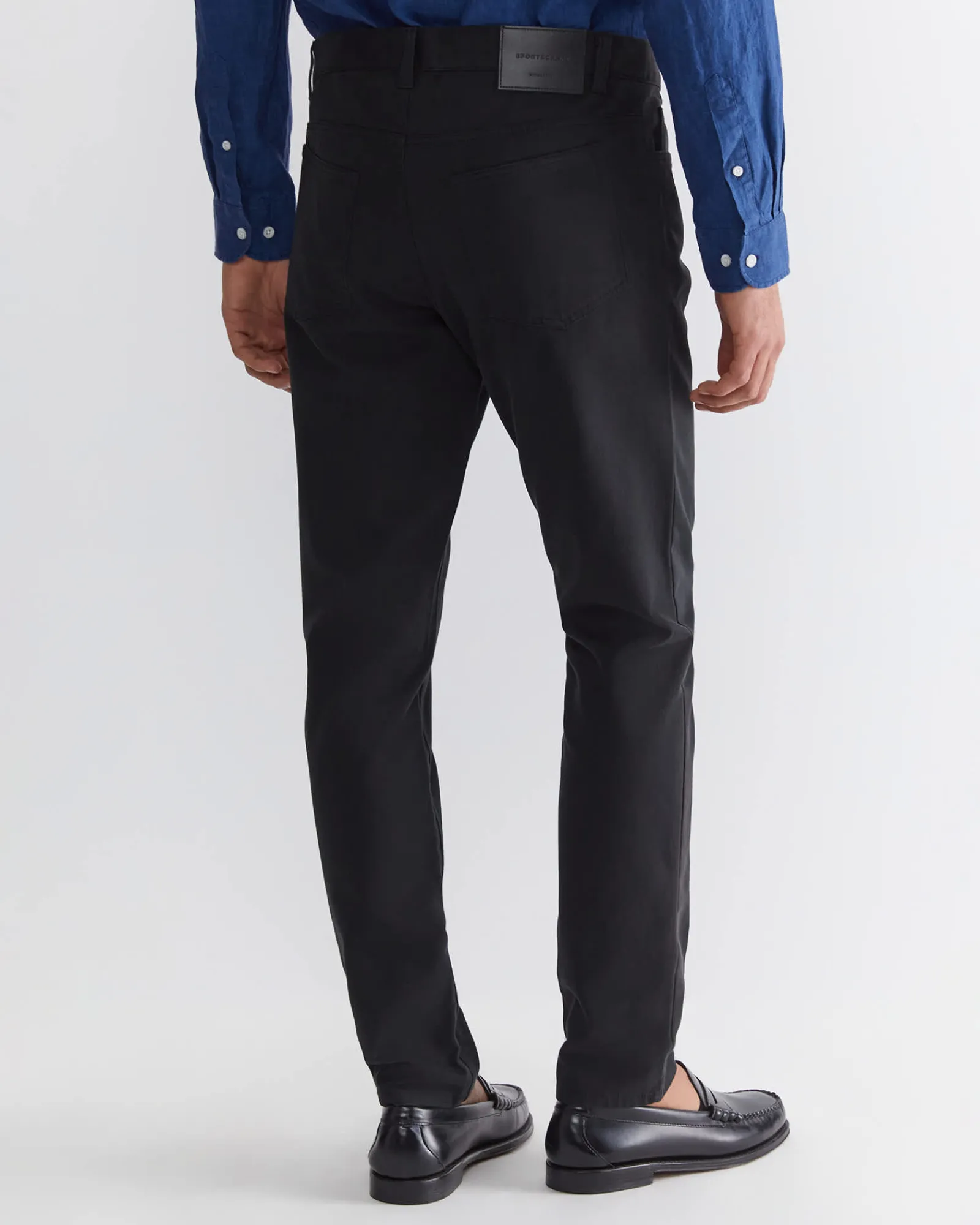 New Sportscraft Tapered Bedford Jean in Black