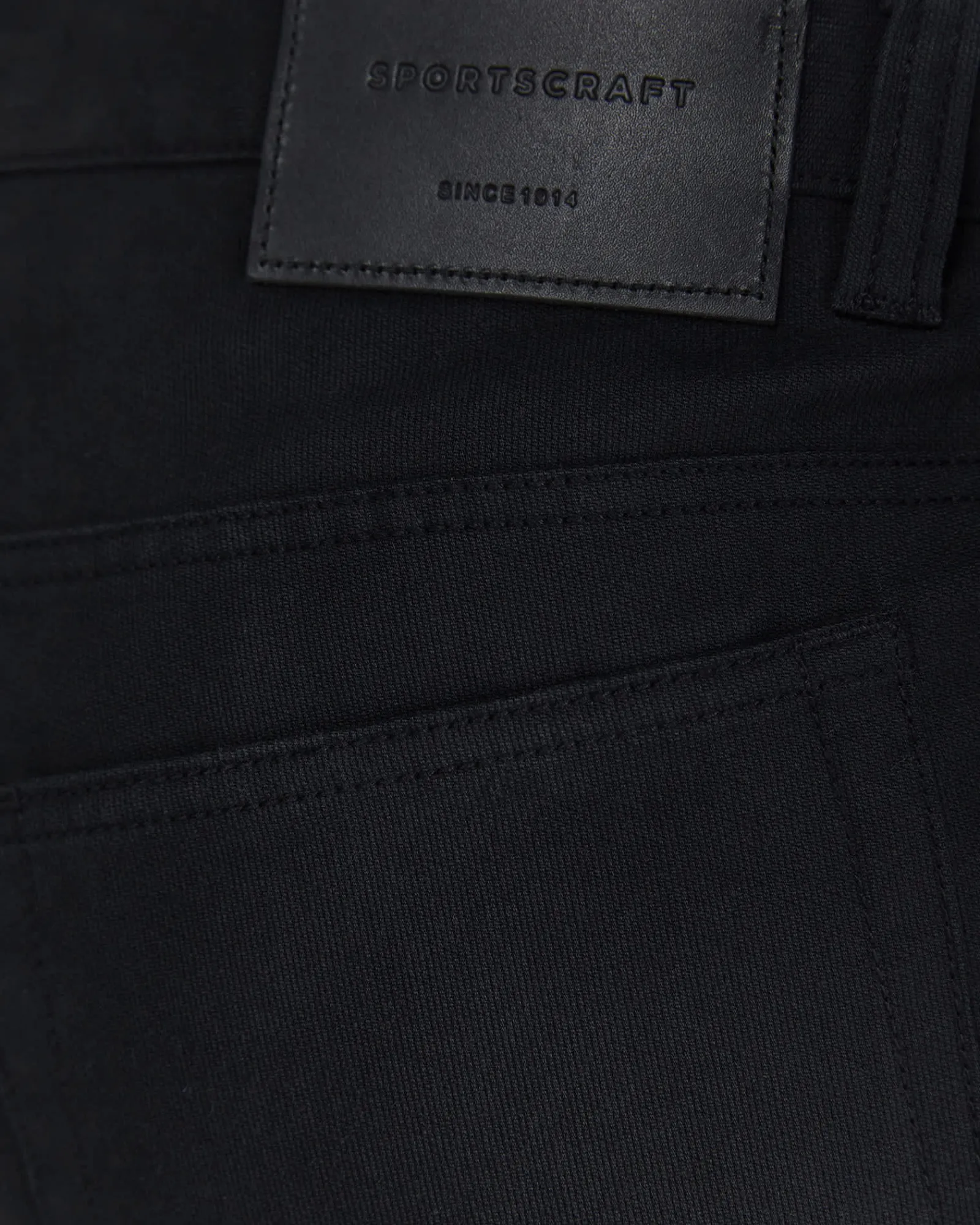 New Sportscraft Tapered Bedford Jean in Black