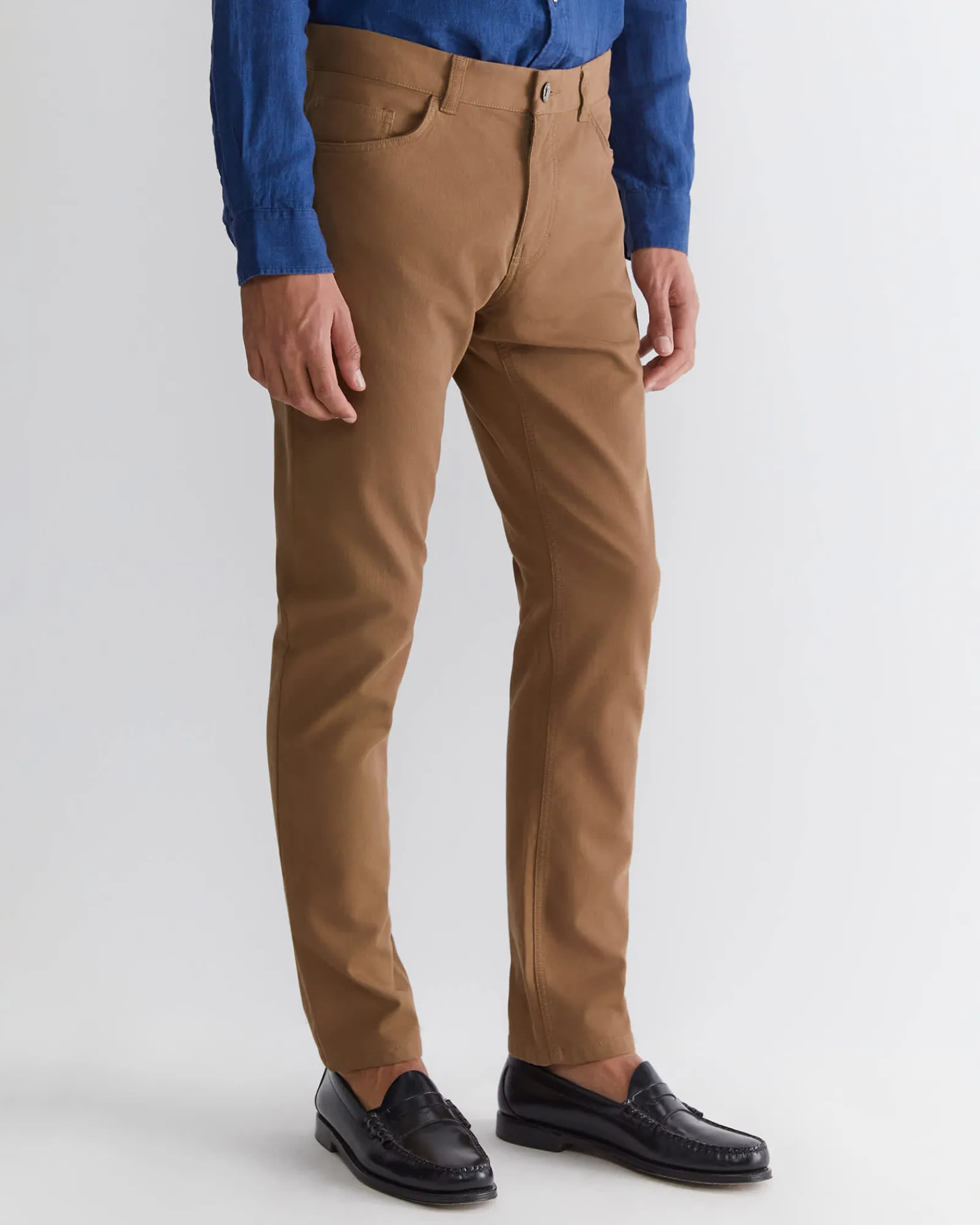 Clearance Sportscraft Tapered Bedford Jean in Chestnut