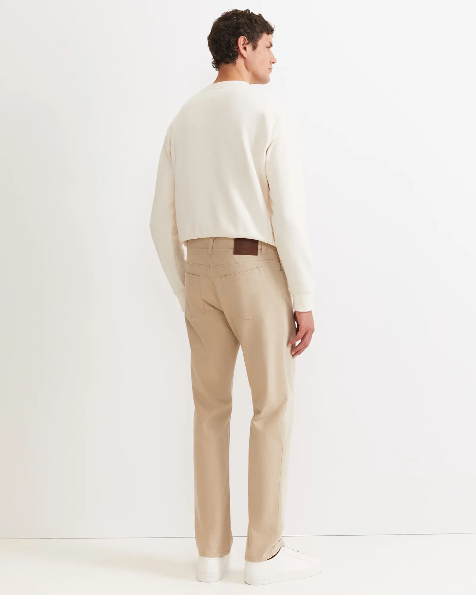 Discount Sportscraft Tapered Bedford Jean in Sand