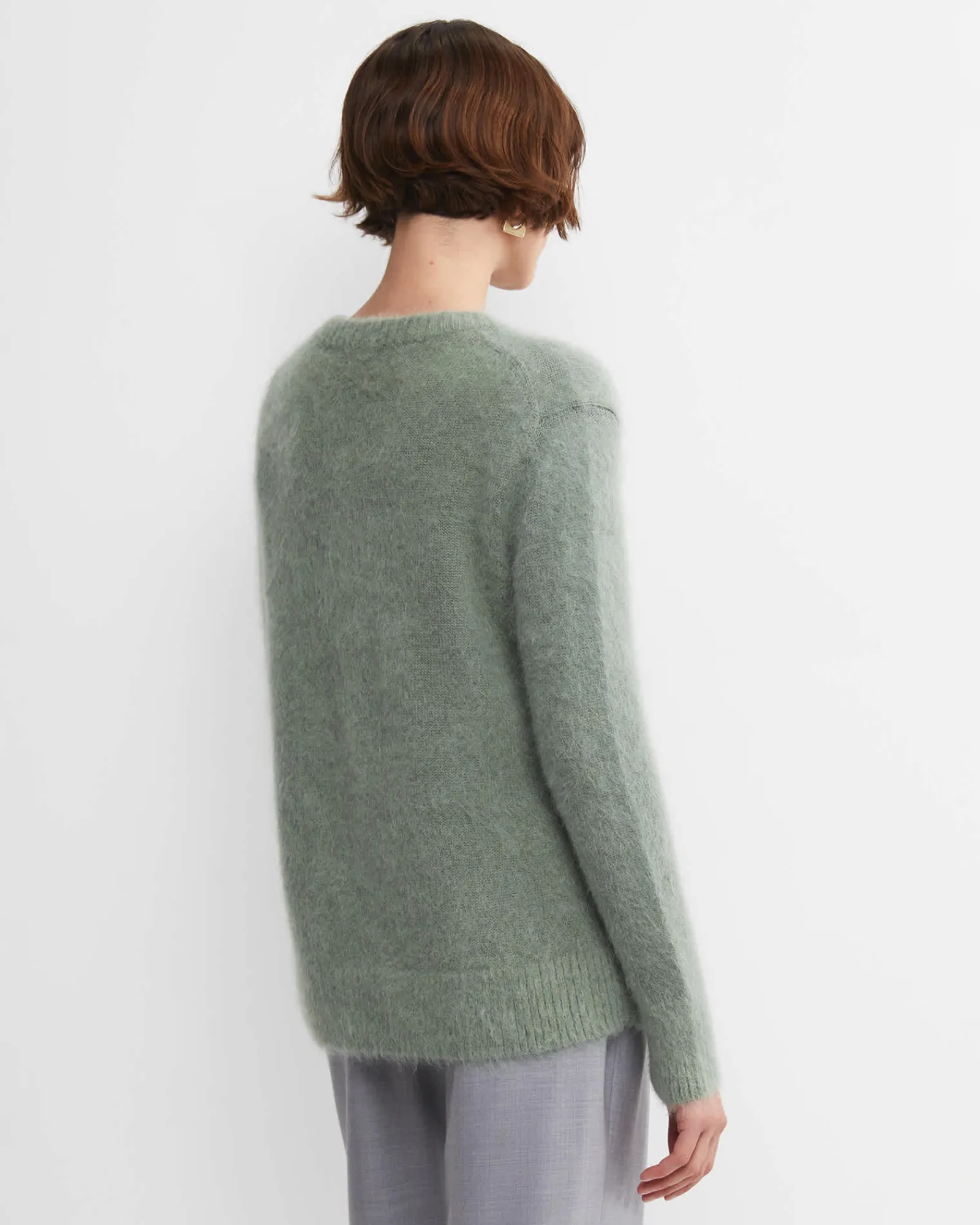 Sale Sportscraft Tatiana Mohair Long Cardigan in Sage