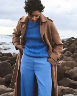 Hot Sportscraft Tatiana Mohair Sweater in Belle Blue BelleBlue