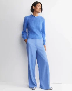 Hot Sportscraft Tatiana Mohair Sweater in Belle Blue BelleBlue