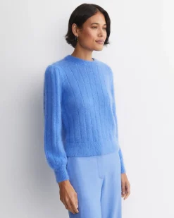 Hot Sportscraft Tatiana Mohair Sweater in Belle Blue BelleBlue