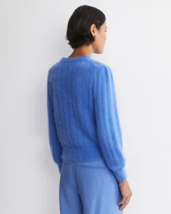 Hot Sportscraft Tatiana Mohair Sweater in Belle Blue BelleBlue