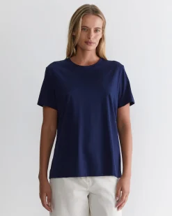 Fashion Sportscraft The Essential Tee in Navy