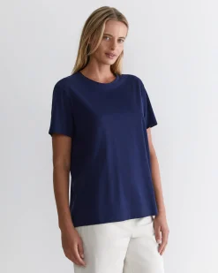 Fashion Sportscraft The Essential Tee in Navy