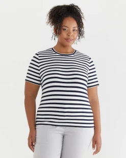 Discount Sportscraft The Perfect T-Shirt in Navywhite Navy/white