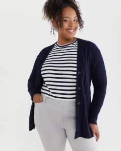 Discount Sportscraft The Perfect T-Shirt in Navywhite Navy/white
