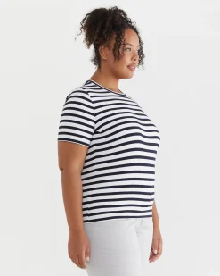 Discount Sportscraft The Perfect T-Shirt in Navywhite Navy/white
