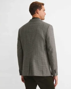 Fashion Sportscraft Tilbury Check Item Jacket in Brownnatural Brown/natural