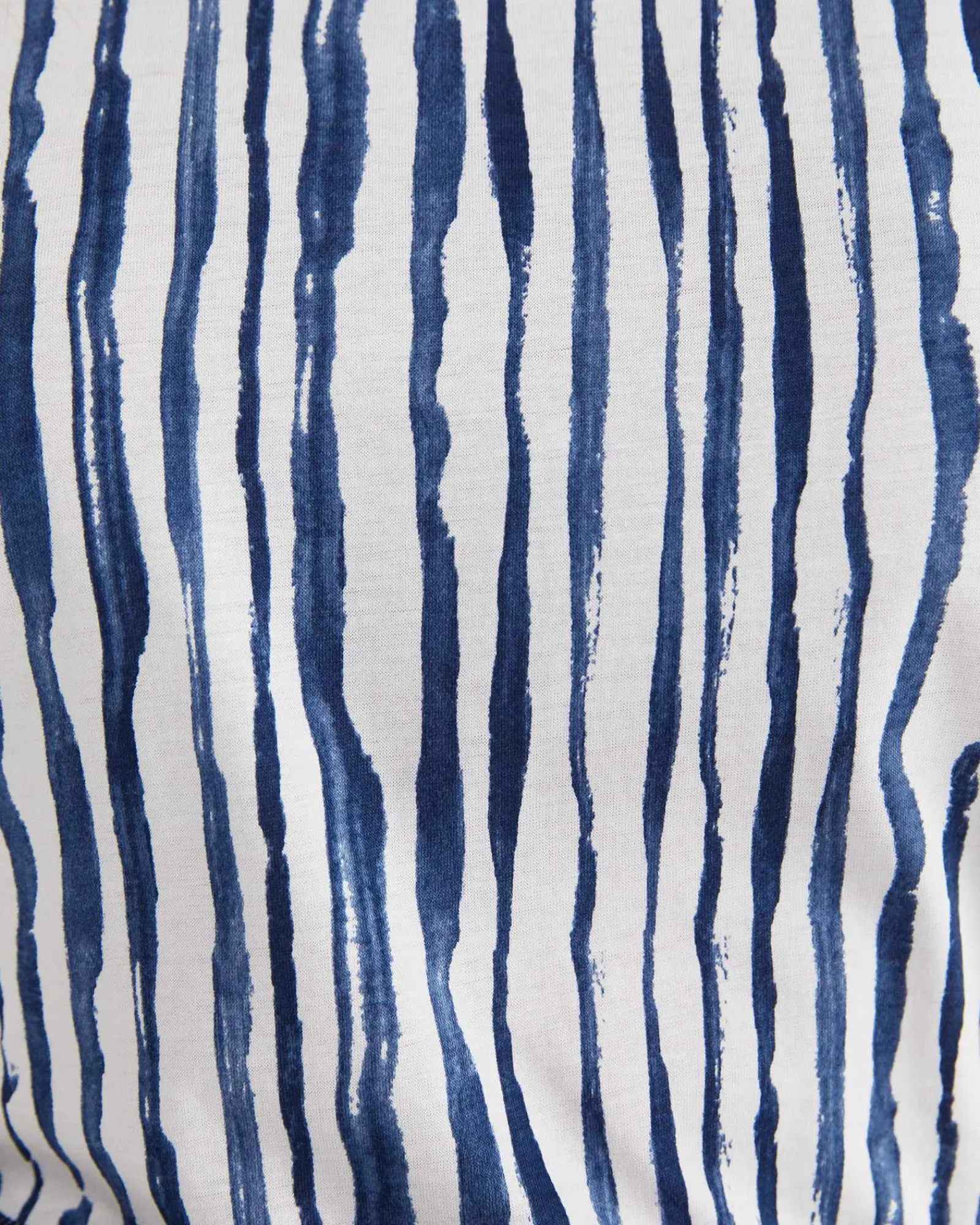 New Sportscraft Tina Stripe Mercerised Tee in Navywhite Navy/white
