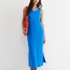 Hot Sportscraft Tonia Linen Tank Midi Dress in Peacock