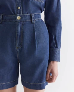 New Sportscraft Tuva Short in Denim