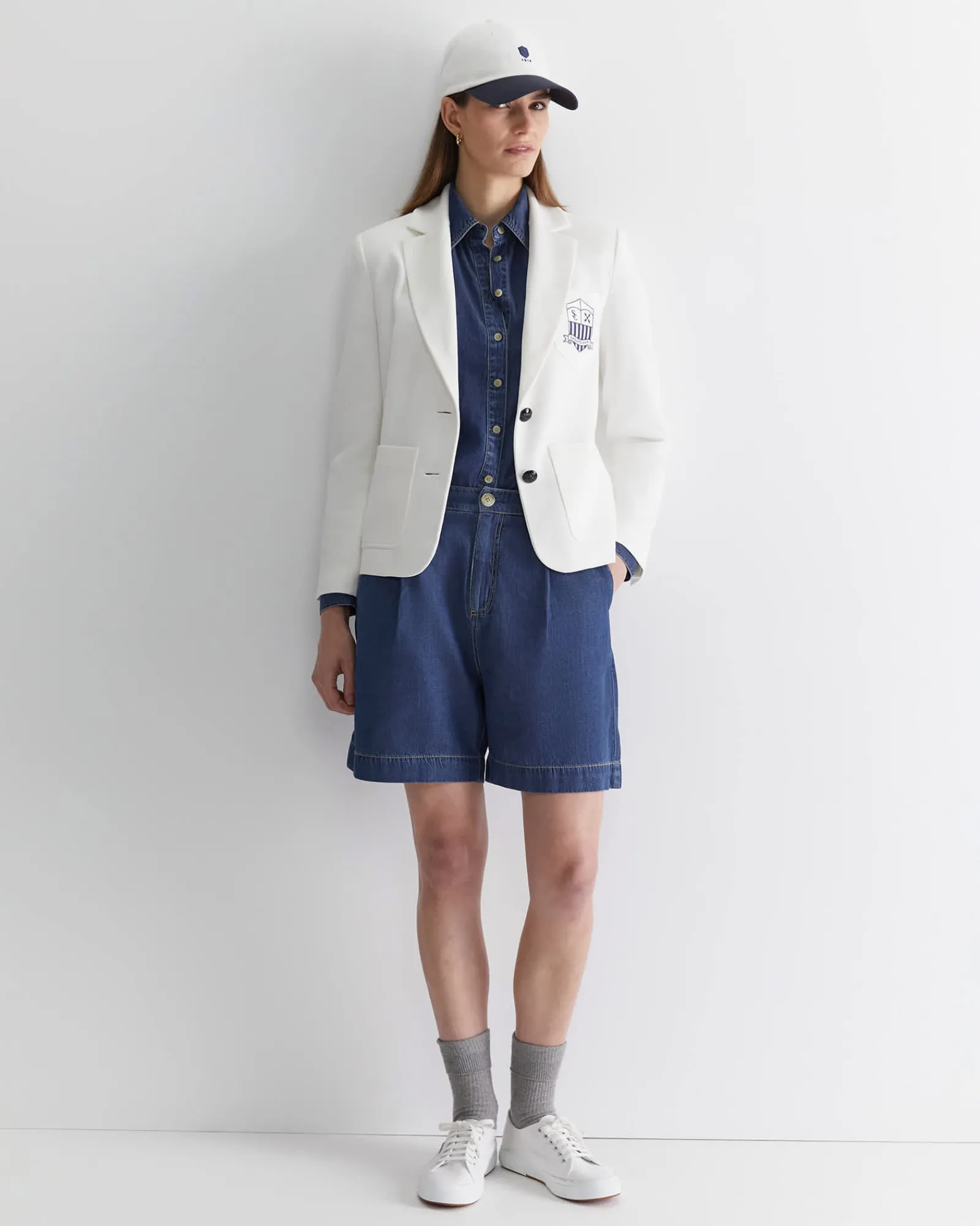 New Sportscraft Tuva Short in Denim