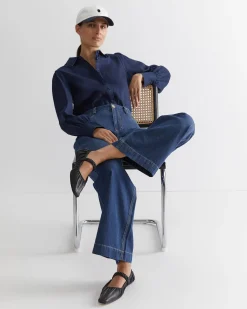 Discount Sportscraft Tuva Wide Leg Pant in Denim
