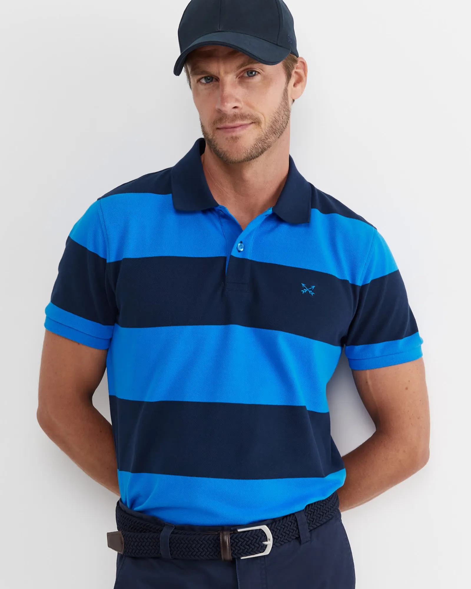 Clearance Sportscraft Vale Polo in Cobalt