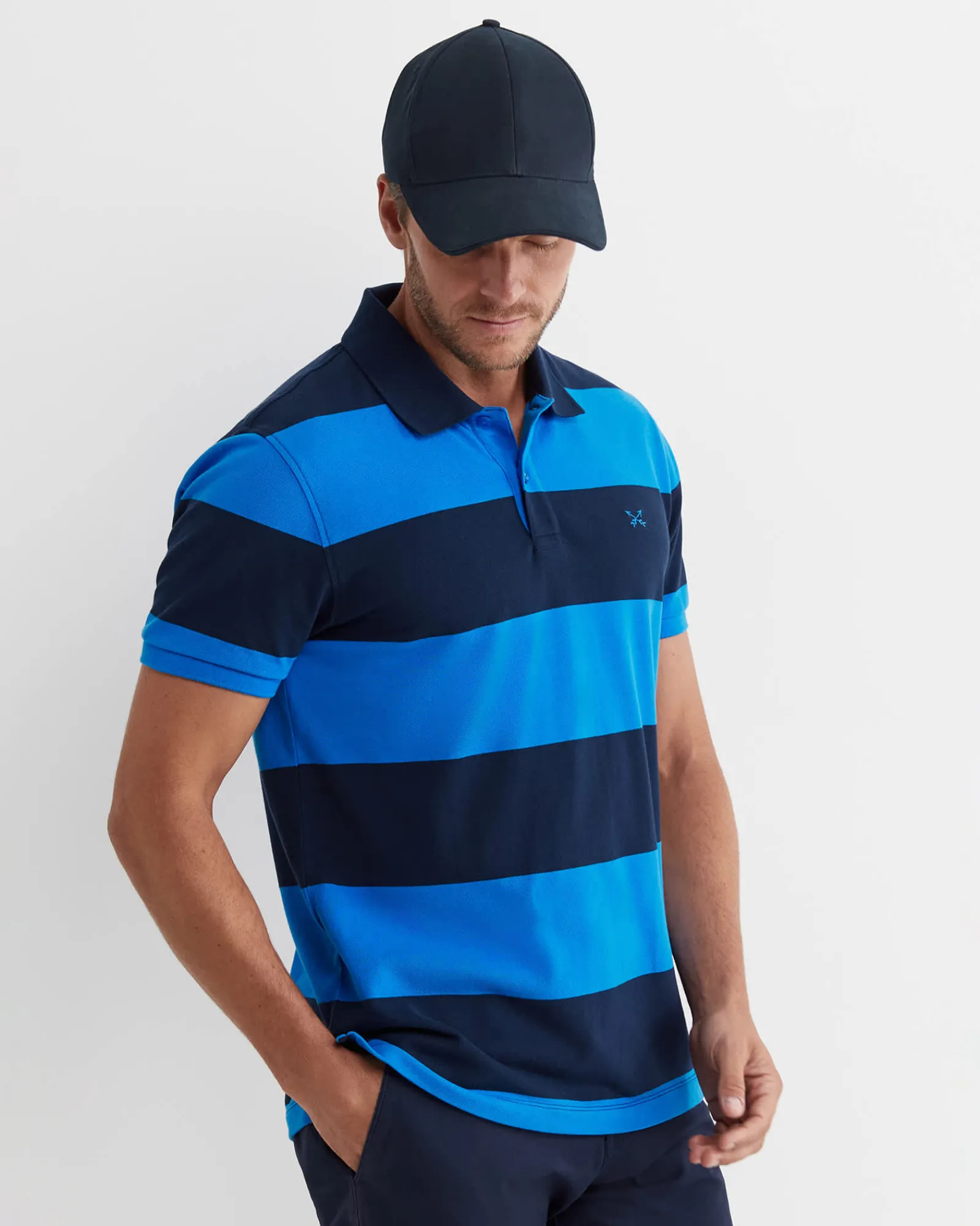 Clearance Sportscraft Vale Polo in Cobalt