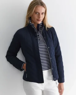 Sale Sportscraft Vera Quilted Jacket in Navy