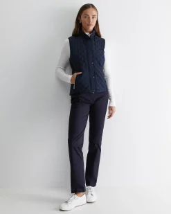 Outlet Sportscraft Vera Quilted Vest in Navy