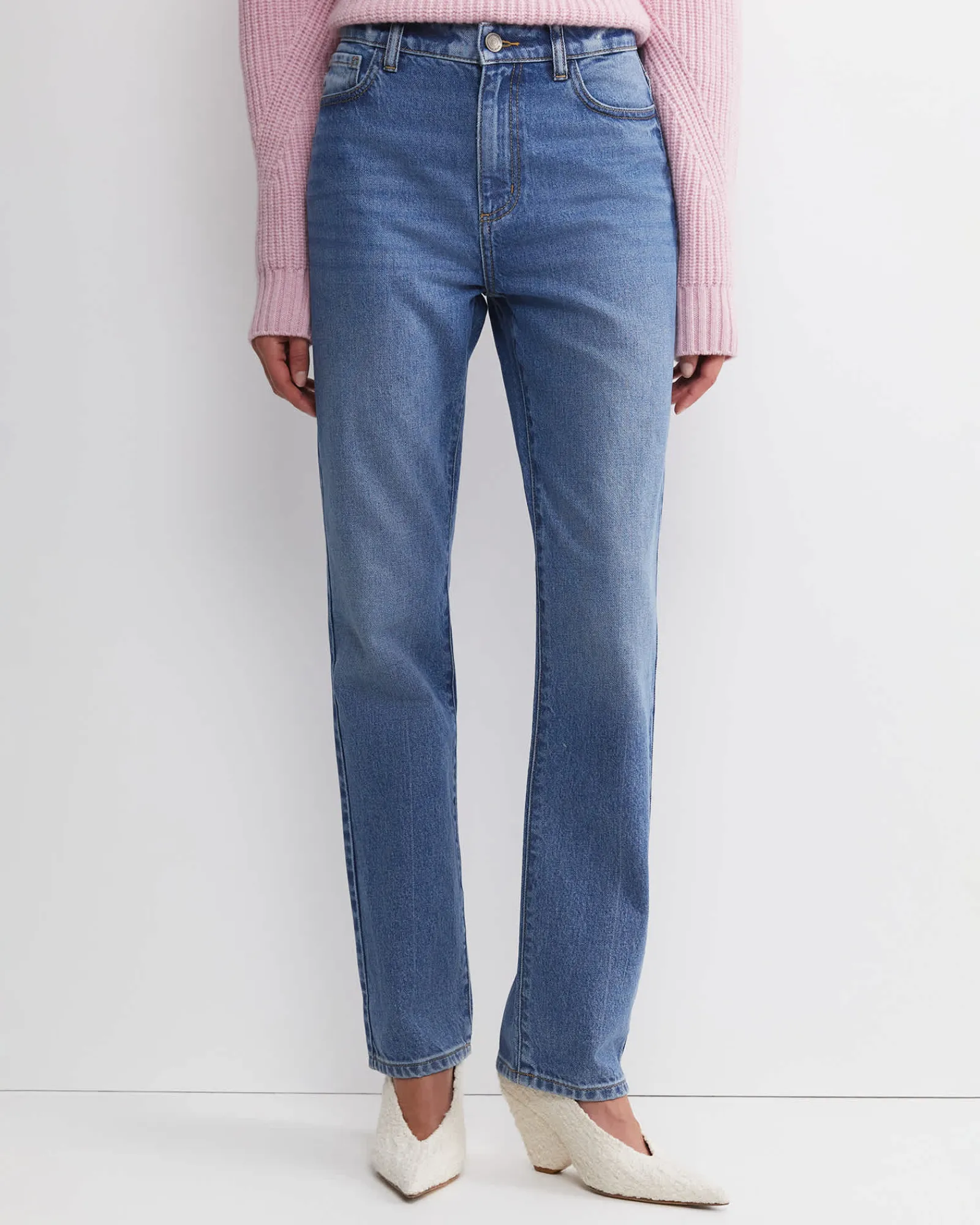 Discount Sportscraft Victoria Straight Leg Pant in Light Wash LightWash
