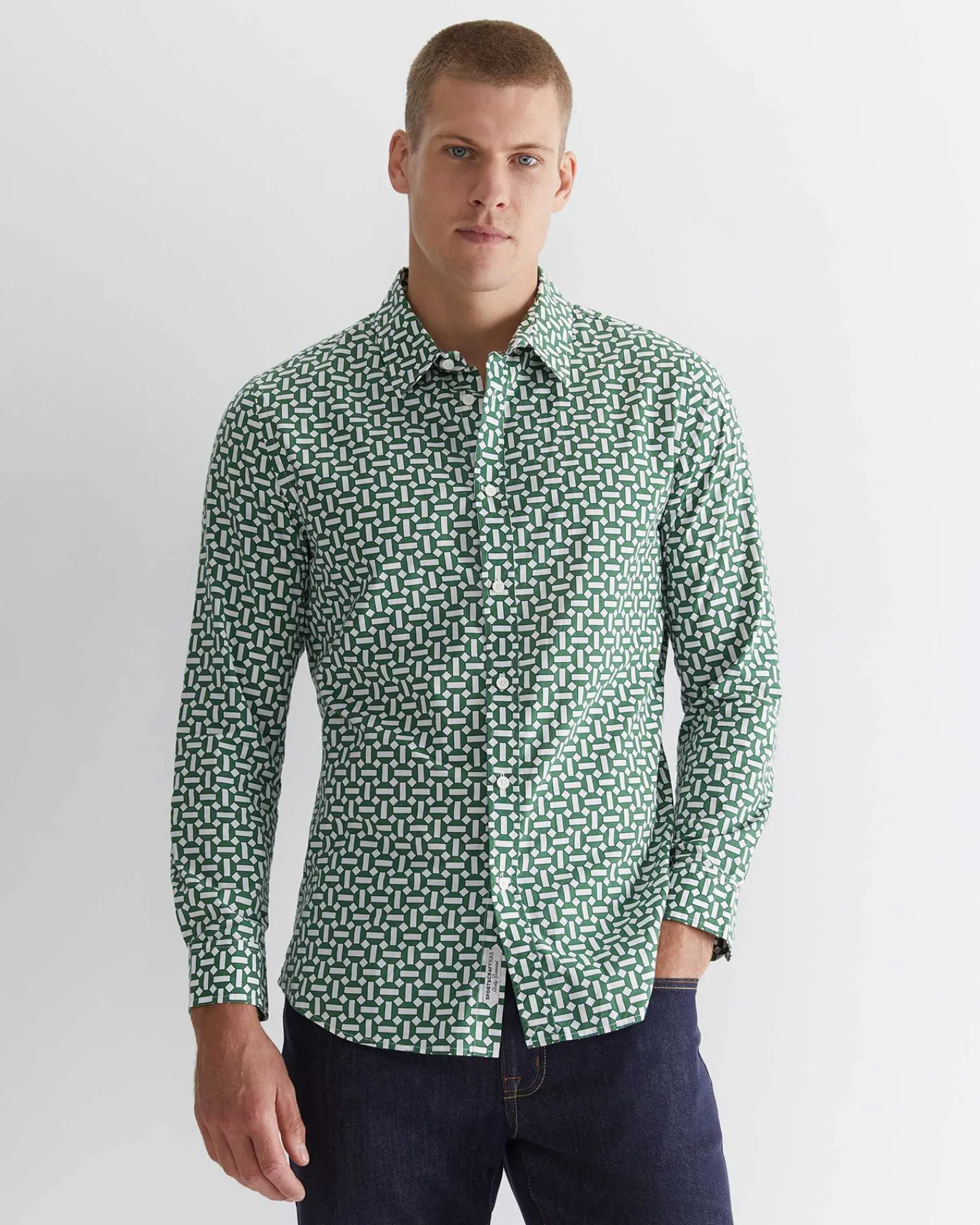 Outlet Sportscraft Walang Shirt in Sage