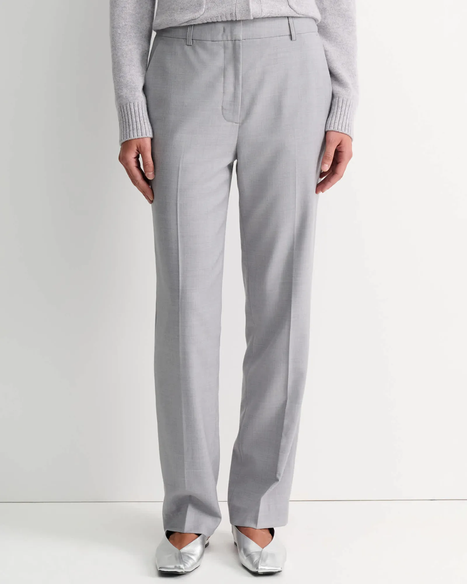 New Sportscraft Wren Straight Leg Pant in Grey