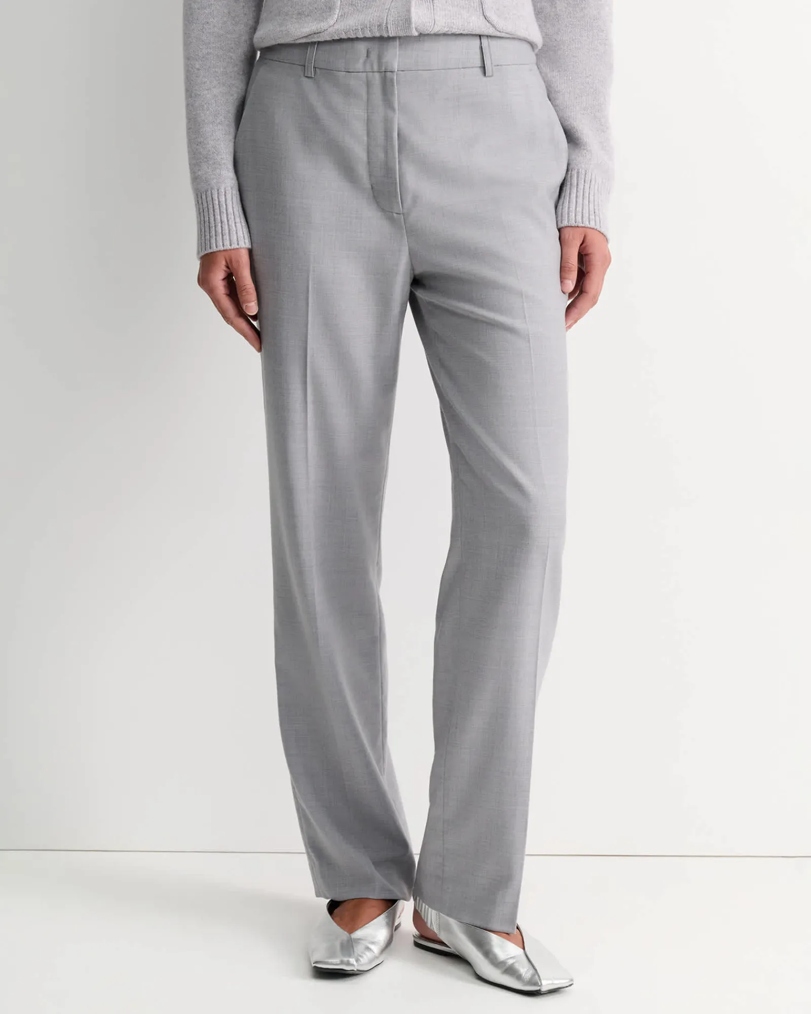 New Sportscraft Wren Straight Leg Pant in Grey