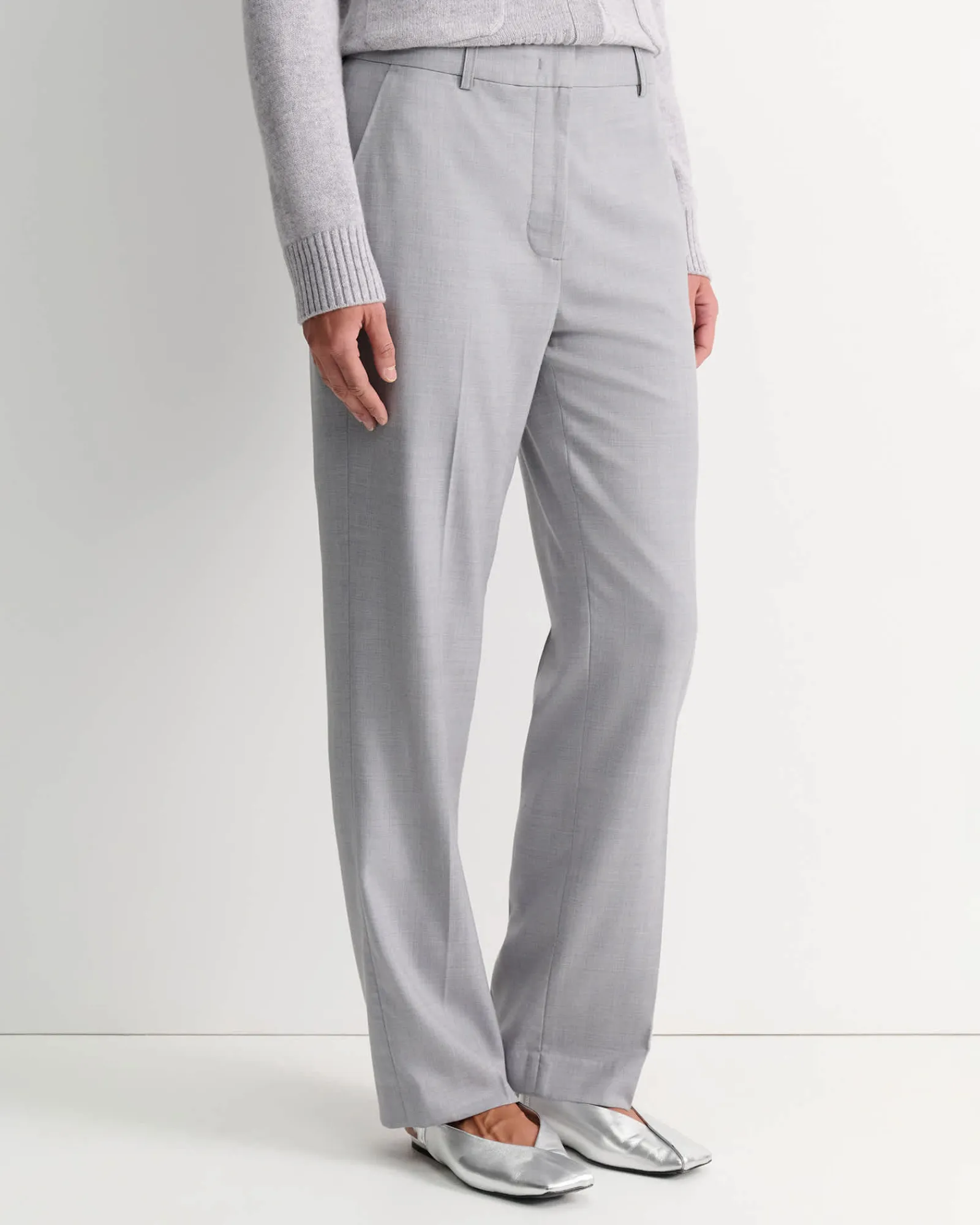 New Sportscraft Wren Straight Leg Pant in Grey