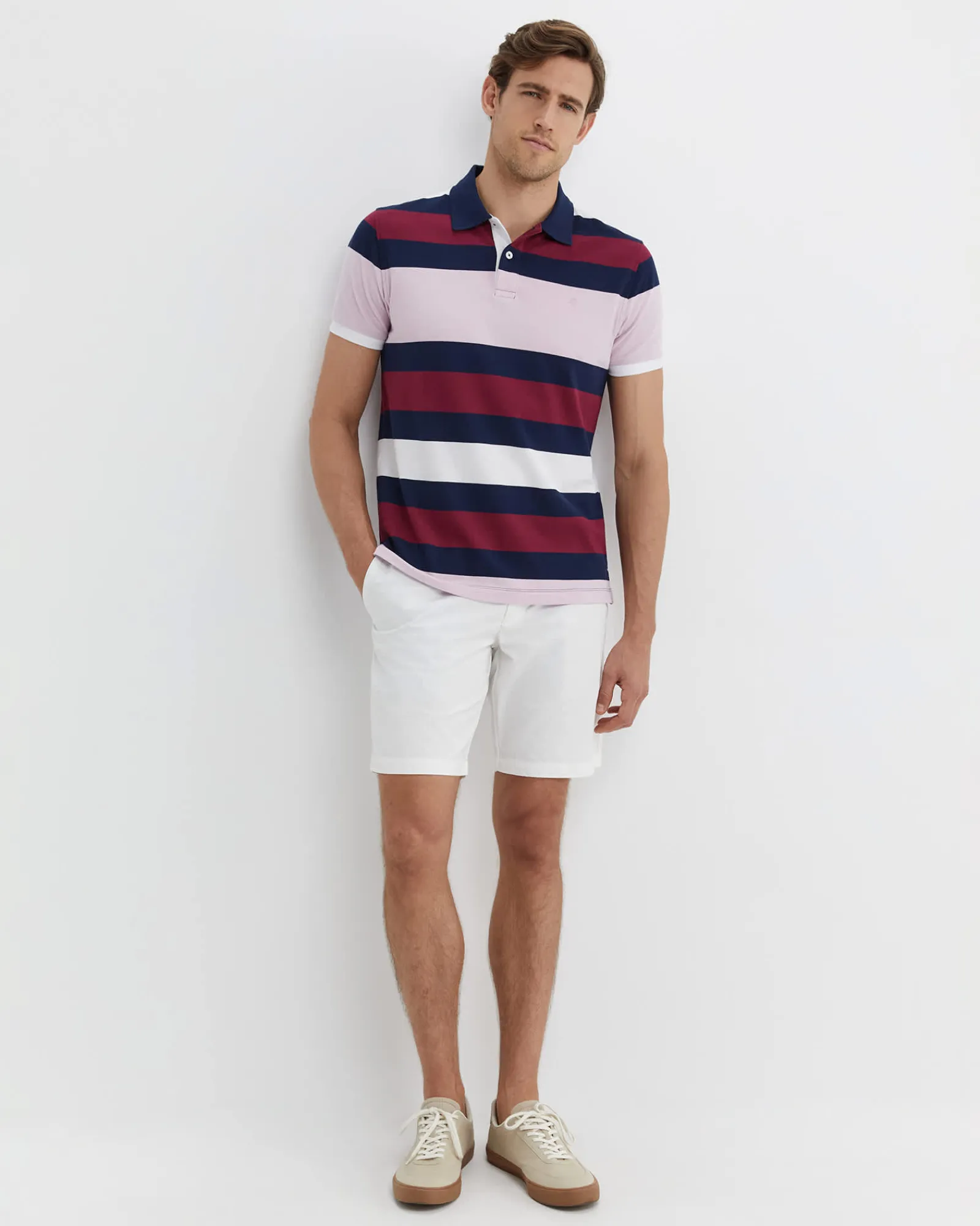 Best Sportscraft Yarra Polo in Pink Multi PinkMulti