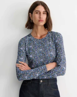 Fashion Sportscraft Zara Liberty Long Sleeve Magic Tee in Navy Multi NavyMulti