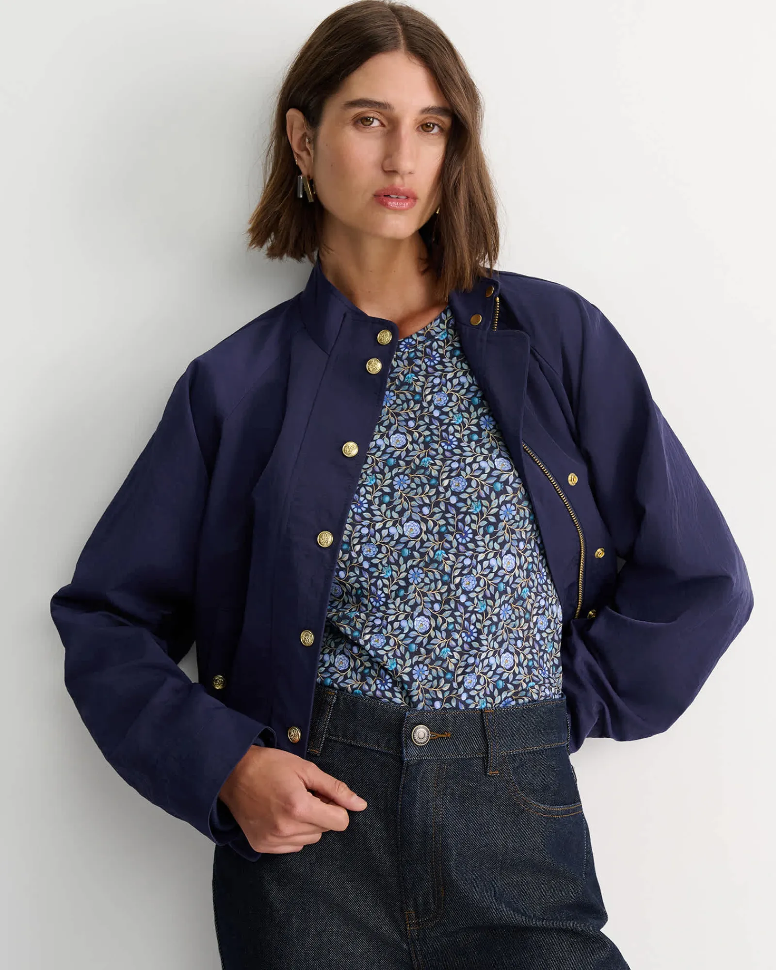 Fashion Sportscraft Zara Liberty Long Sleeve Magic Tee in Navy Multi NavyMulti